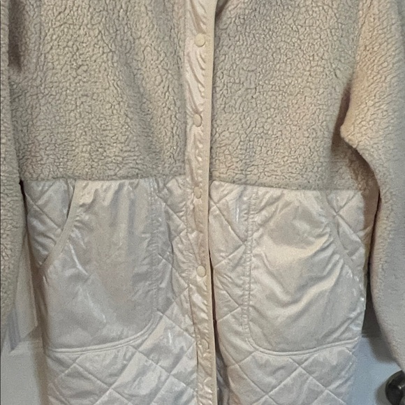 Athleta Cream Teddy Jacket - Picture 3 of 4